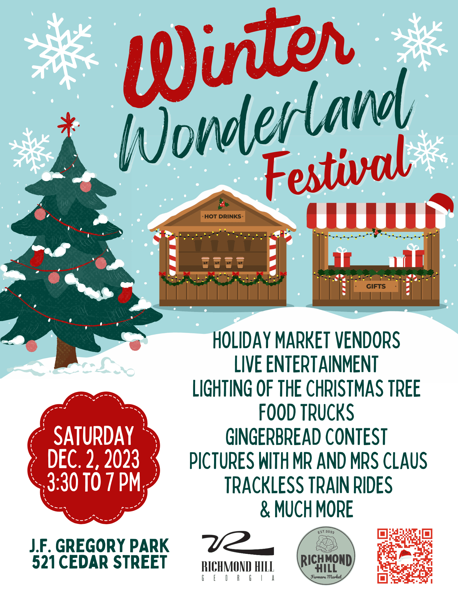 Richmond Hill Winter Wonderland Festival Savannah Master Calendar