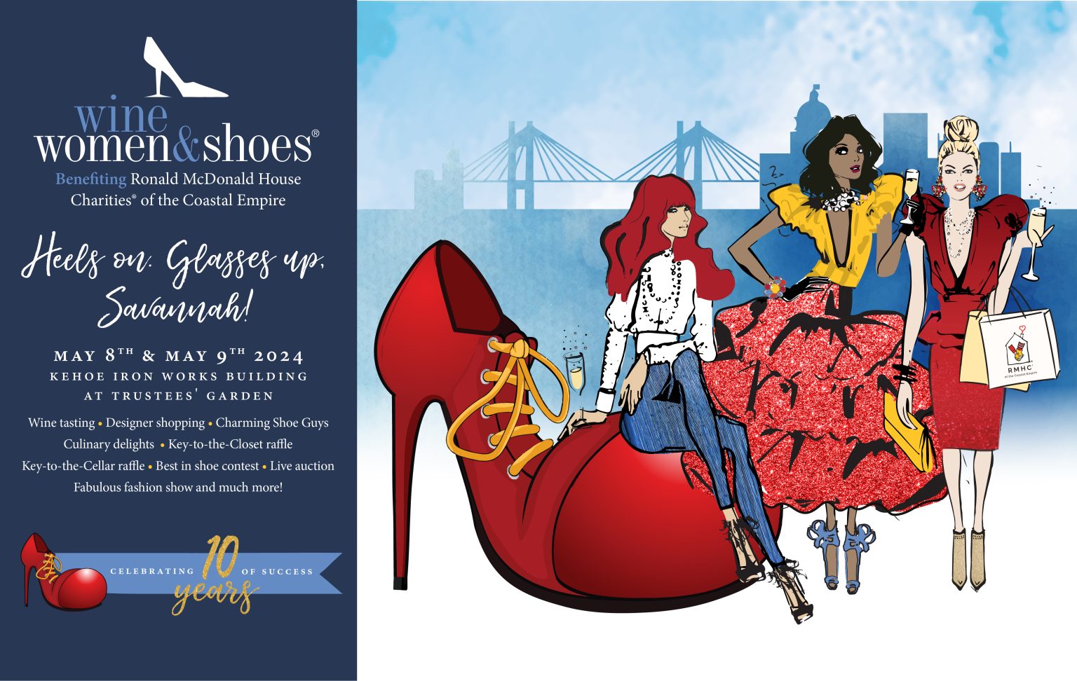Wine, Women and Shoes - Luncheon and Fashion Show - Savannah Master Calendar