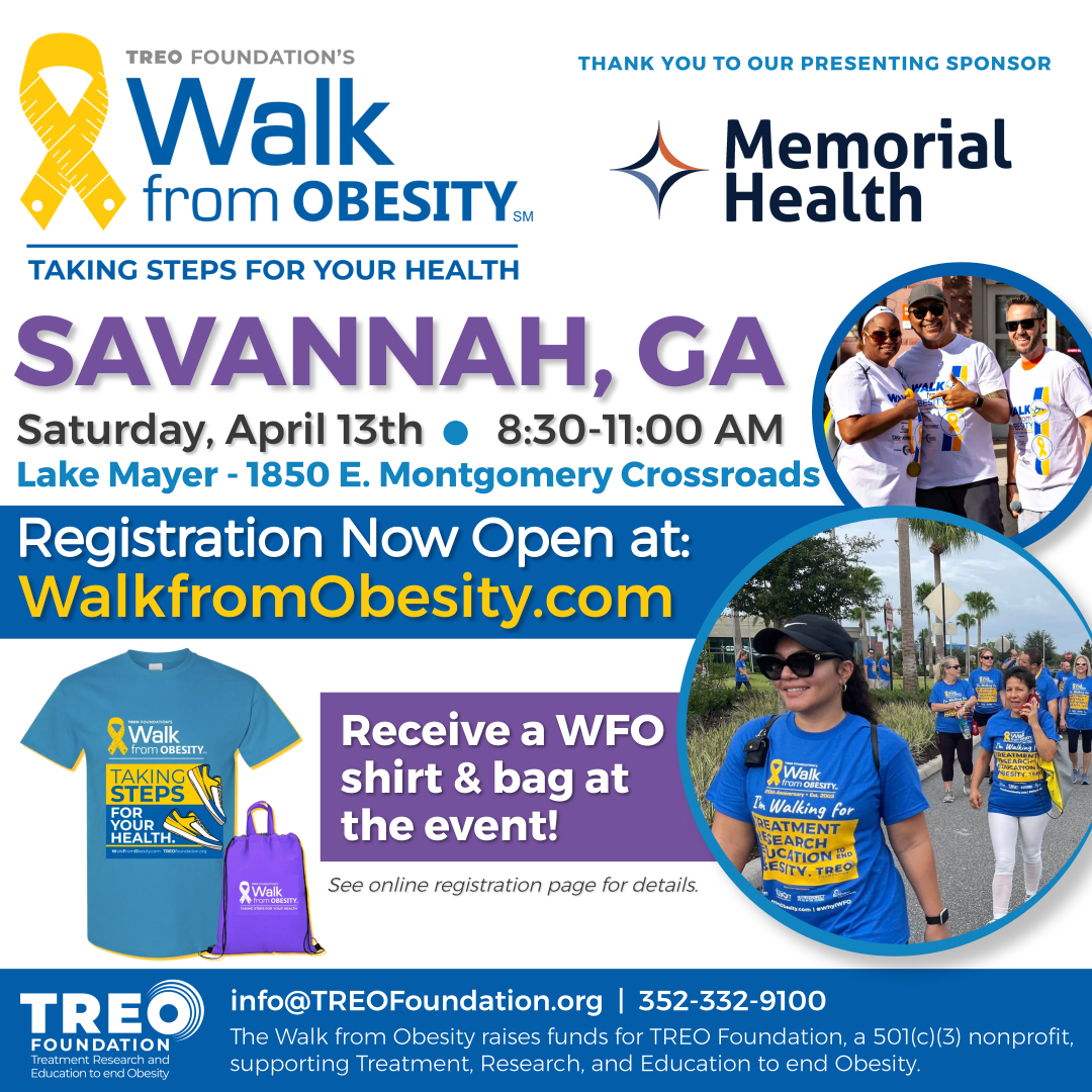 Savannah, GA Walk from Obesity - Savannah Master Calendar