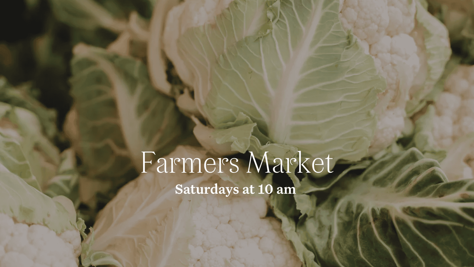 Cooking Class: Farmers Market