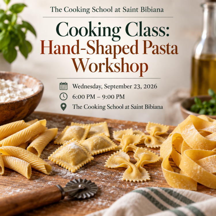 Cooking Class: Hand-Shaped Pasta Workshop