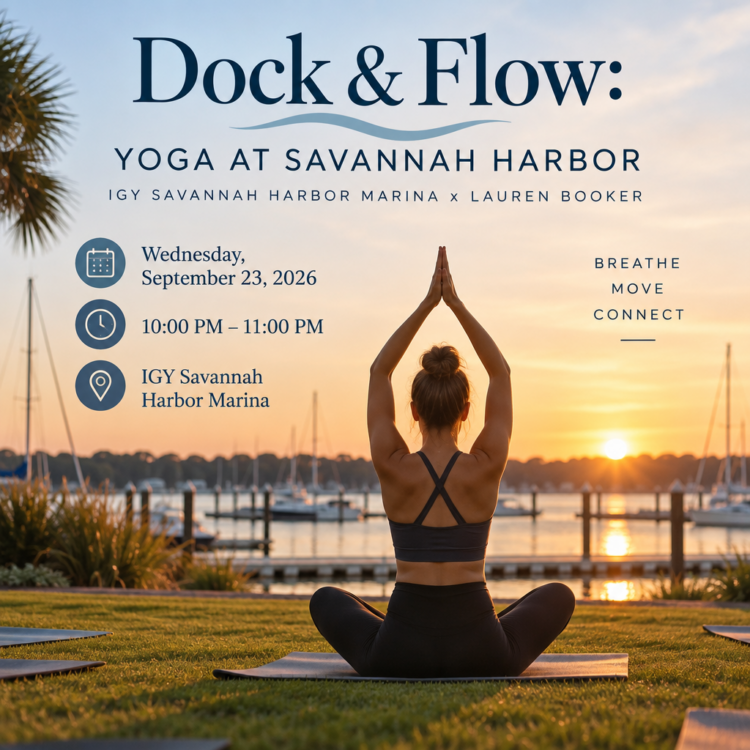 Dock & Flow: Yoga at Savannah Harbor