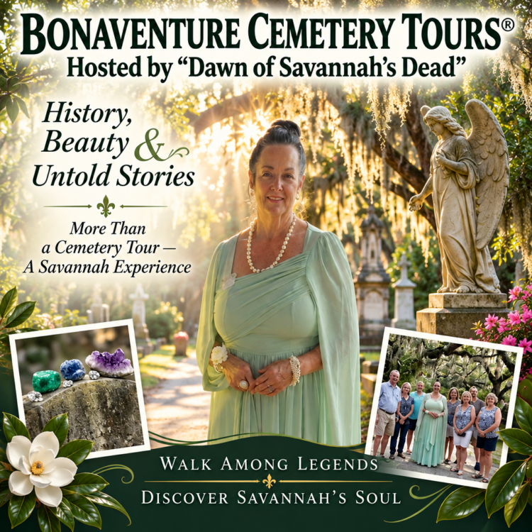 Bonaventure Cemetery Tours® Morning Magic (8am) Hosted by “Dawn of Savannah’s Dead”
