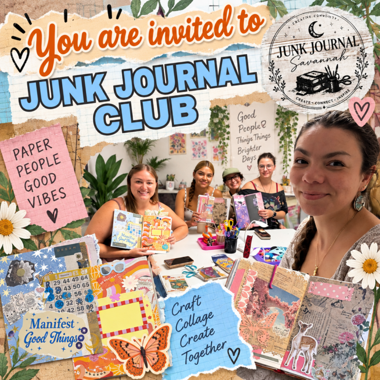 Junk Journal Savannah Club Night