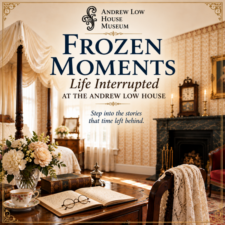 Frozen Moments – Life Interrupted at The Andrew Low House Museum